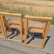Set of 4 folding chairs by Aldo Jacober