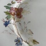 Lot de 3 assiettes plates anciennes Longchamp en terre de fer