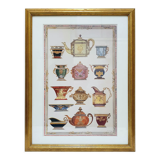 Framed lithograph