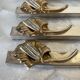 Golden and silver knife holders 80s