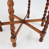 Antique oak side table 1890