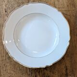 Lot round hollow vintage plates in Limoges porcelain