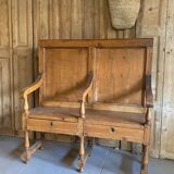 Old church bench