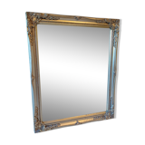 Miroir Bois et Stuk Argenté