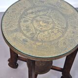 Amsterdam School Art Deco occasional table with copper top