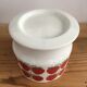 jam jar pattern strawberries manufacture Arabia Finland