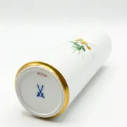 Cylindrical vase with wildflower decoration by Meissen, 1970s