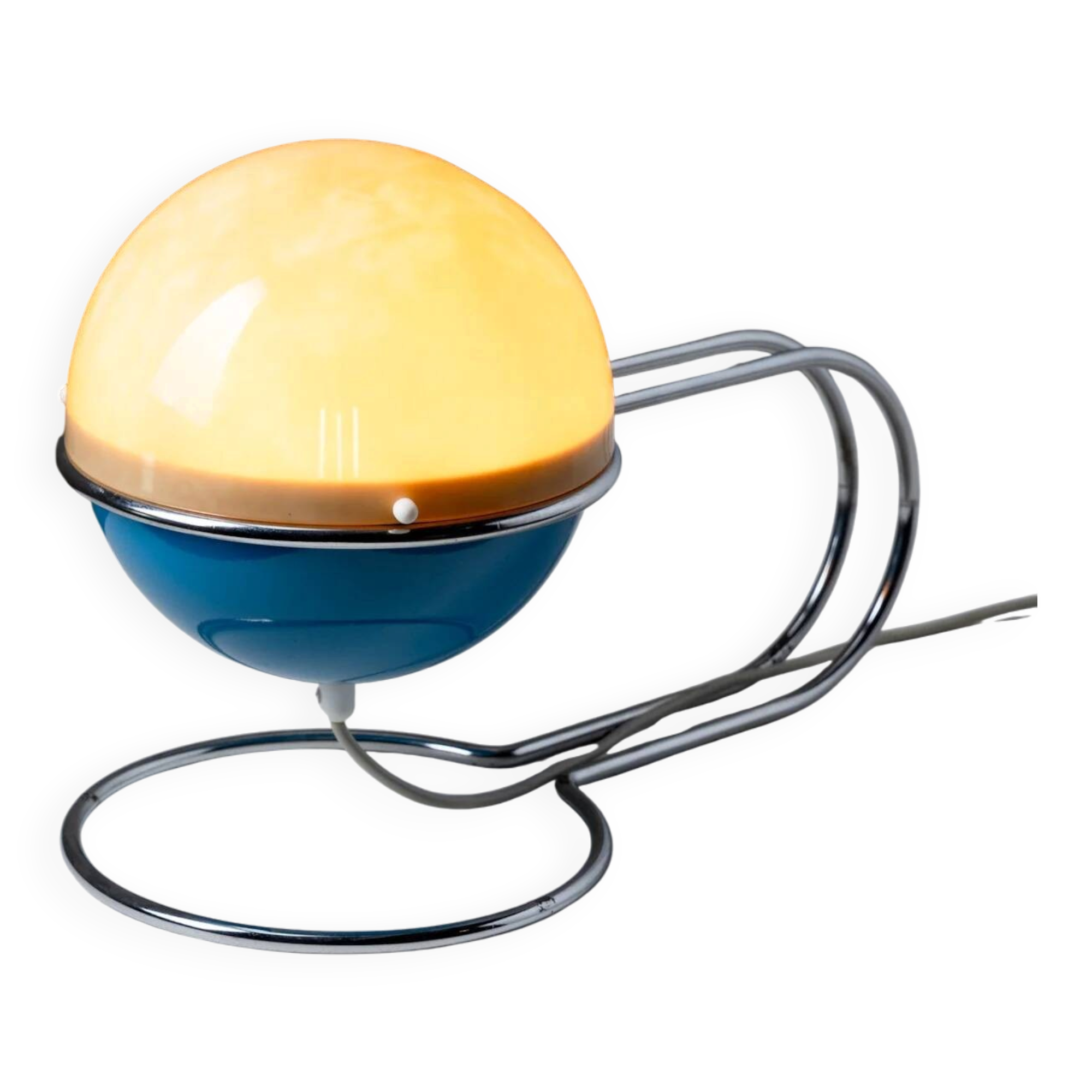 Lampe de table Space Age "Formland" bleue par Sidse Werner et Leif Alring pour Fog & Mørup