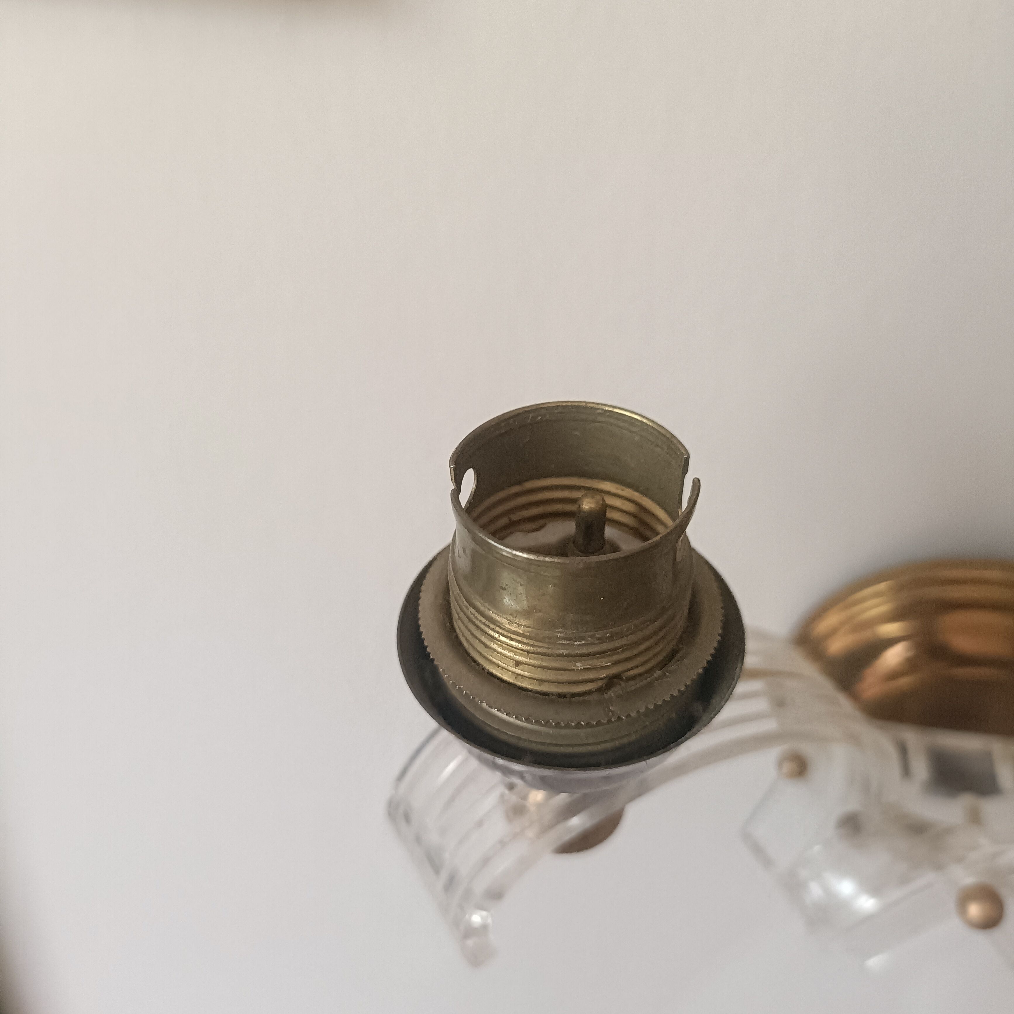 Pair of vintage bow wall lights