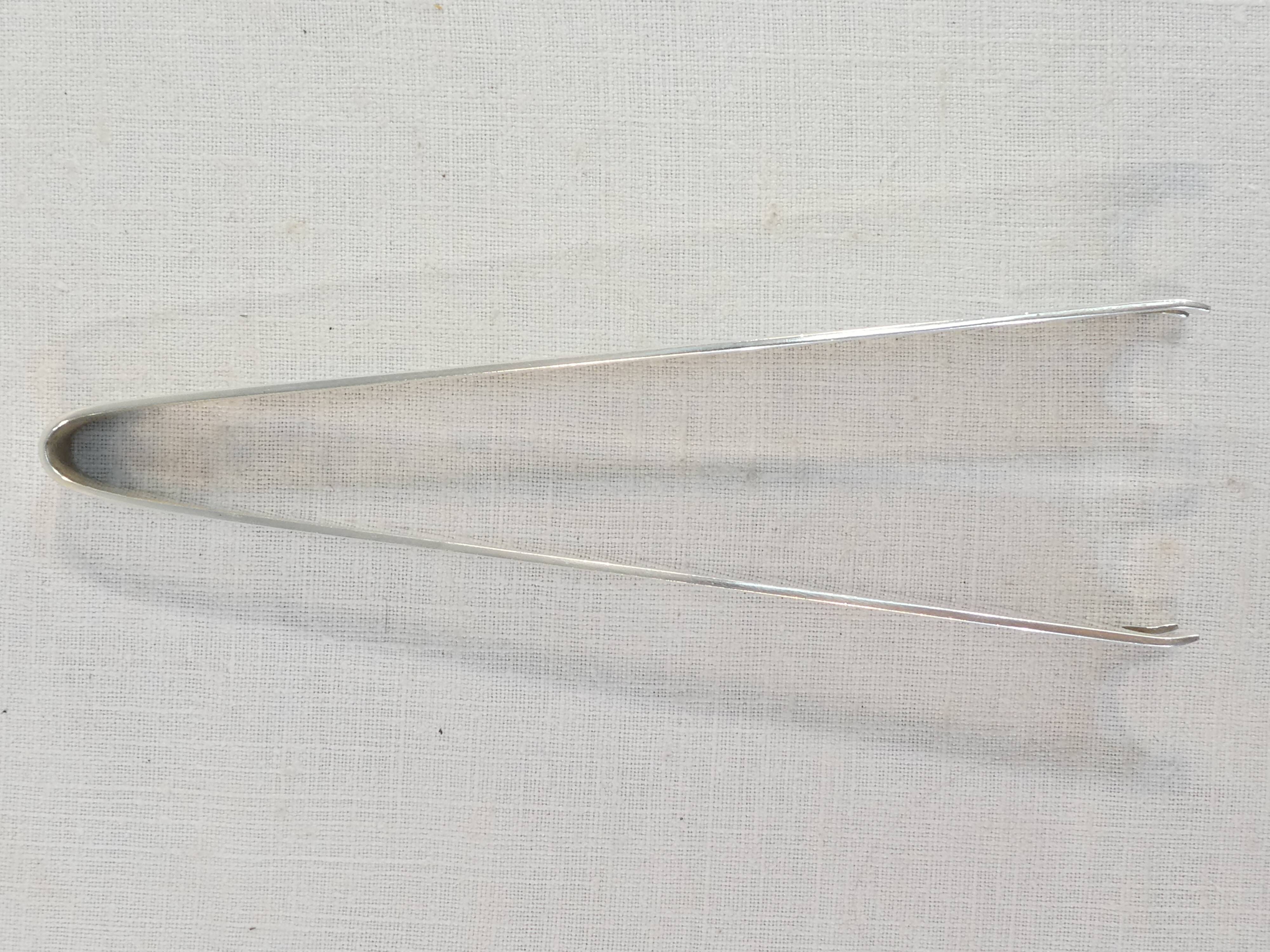Ice clamp christofle in silver metal collection gallia