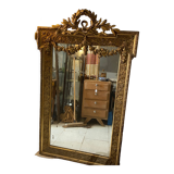 Miroir Louis XVI ancien or 87x142cm