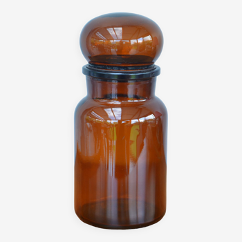 Amber apothecary pot