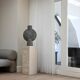 Column, limestone sheath, contemporary work.