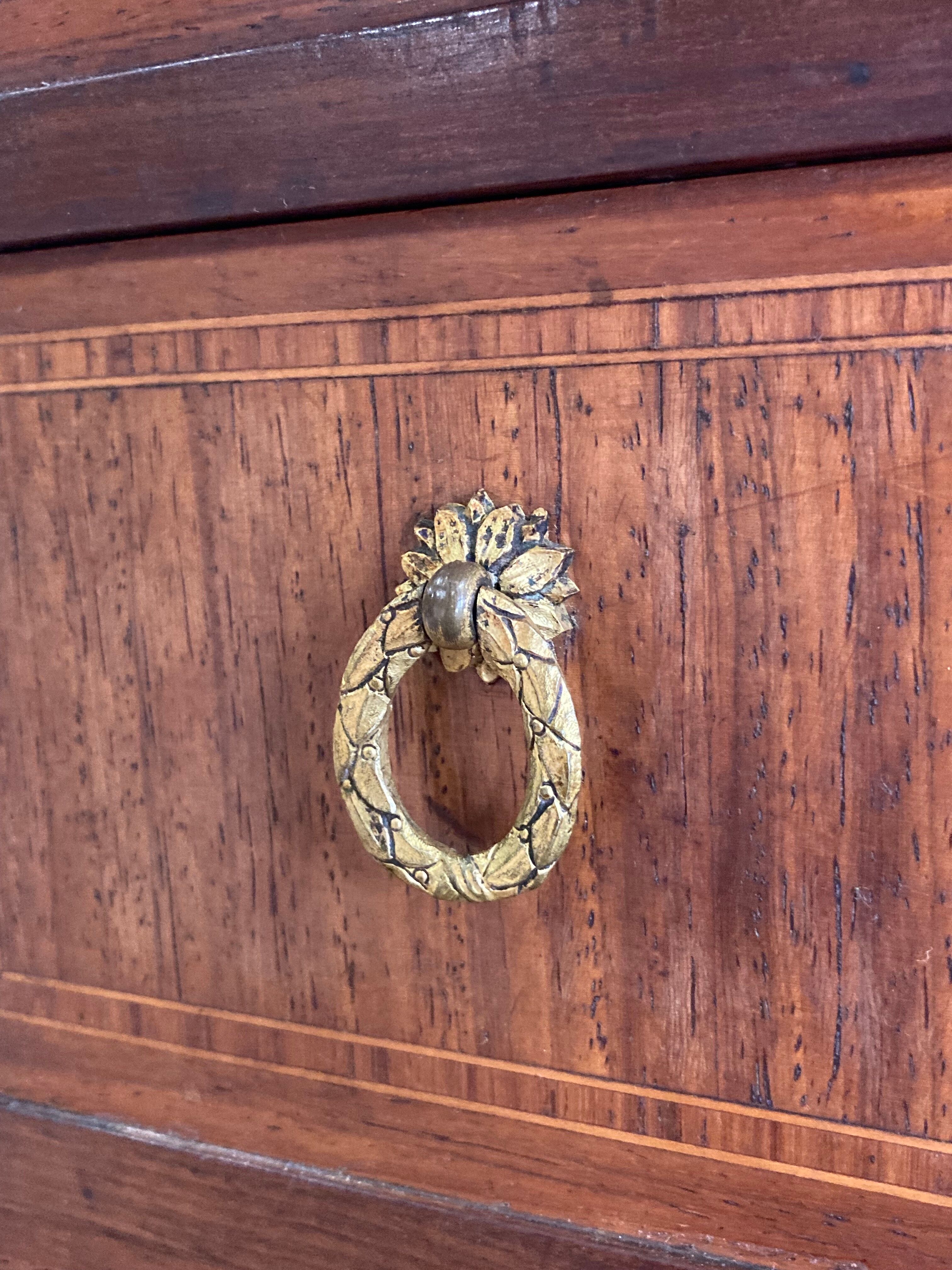 Bedside table Louis XVI marquetry