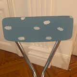 Chaise en formica vintage relookée