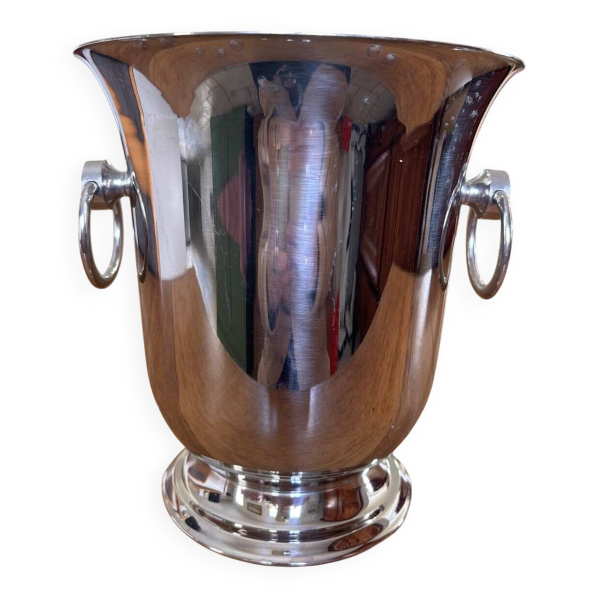 Champagne Bucket Guy Degrenne – Stainless Steel & Gold-Plated Brass