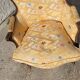 Fauteuil bergere Louis XV peint avec coussin amovible