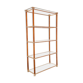 Hollywood Regency shelf 70s