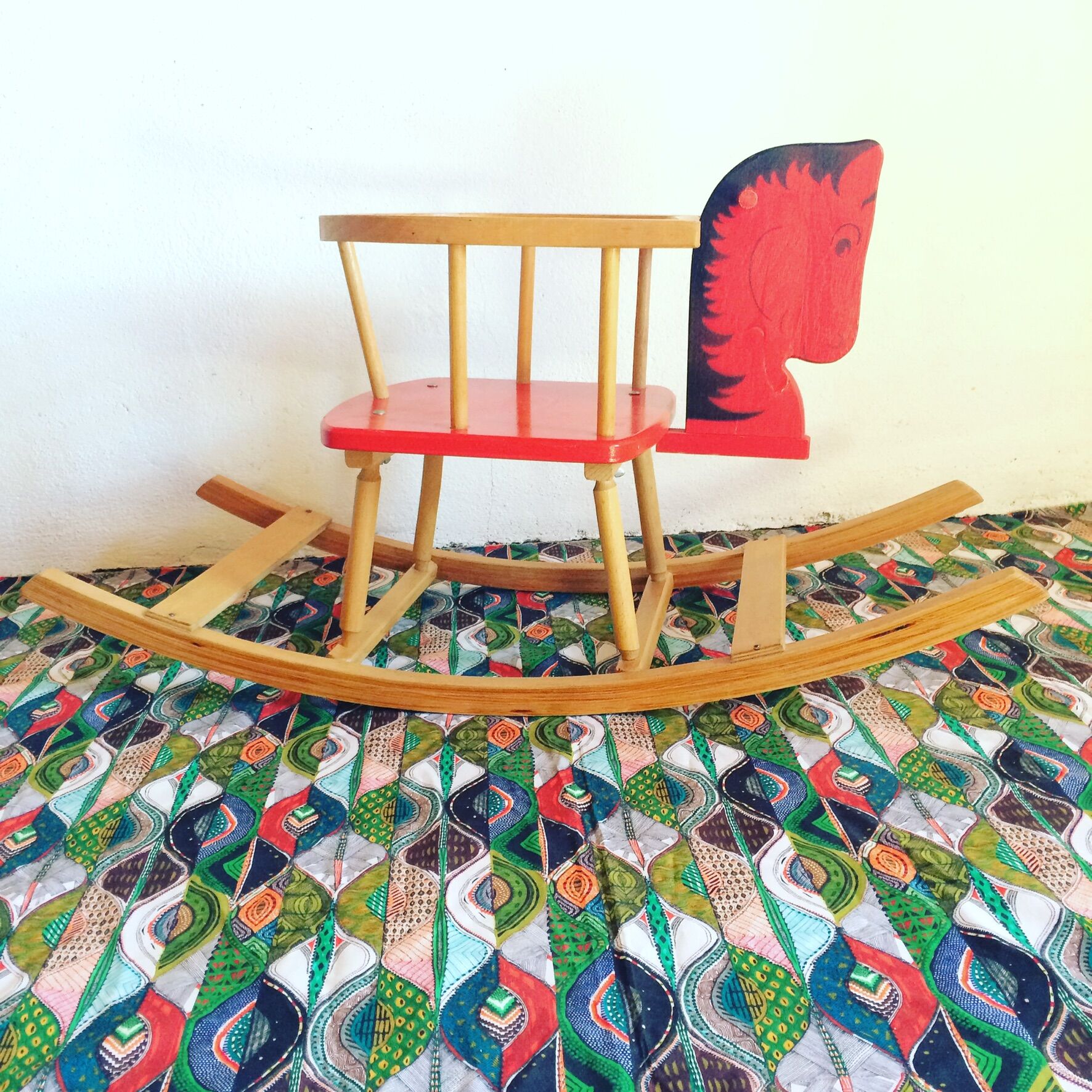 Vintage rocking horse