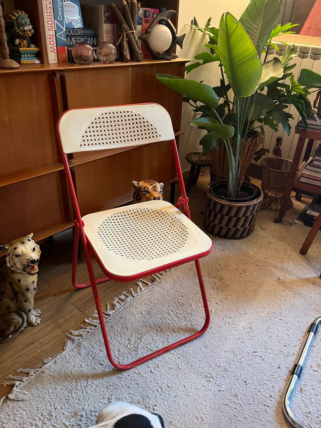 Vintage Italian folding chair