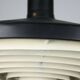 Mid-century industrial danish black pendant lamp, 1960s