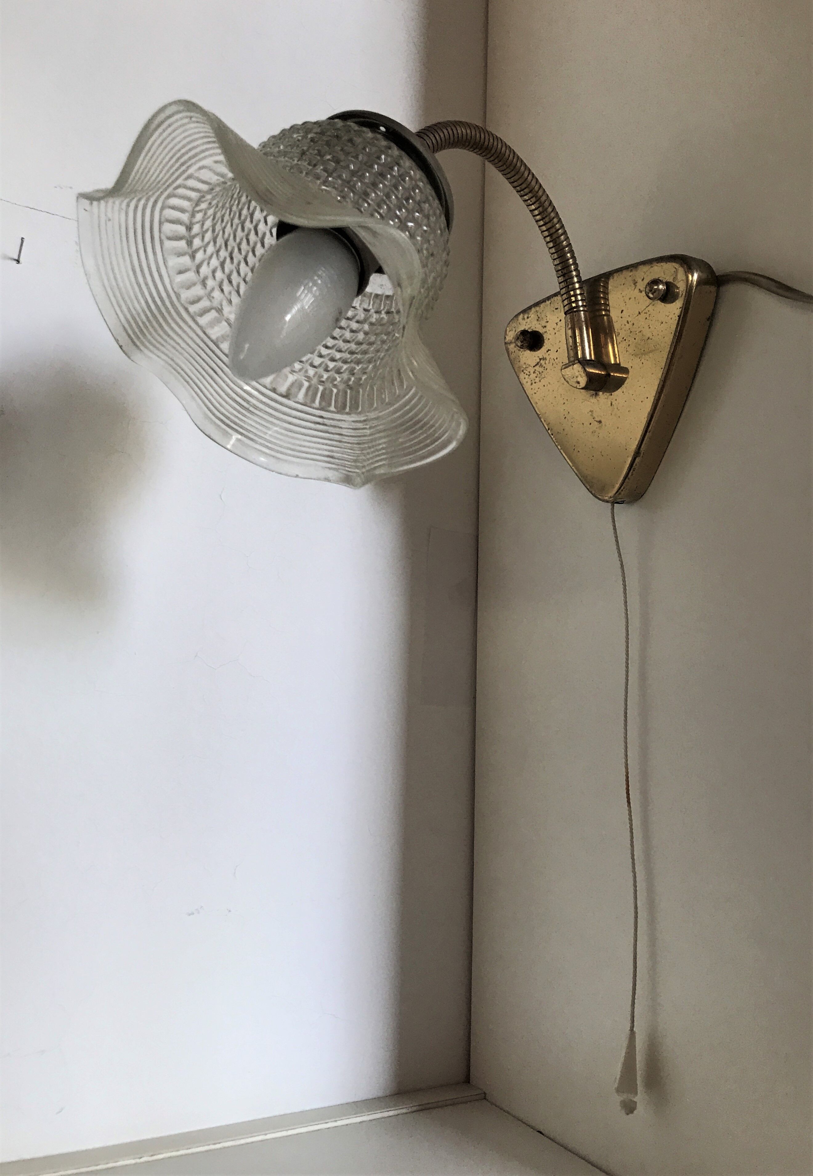 Flexible wall sconce 1950
