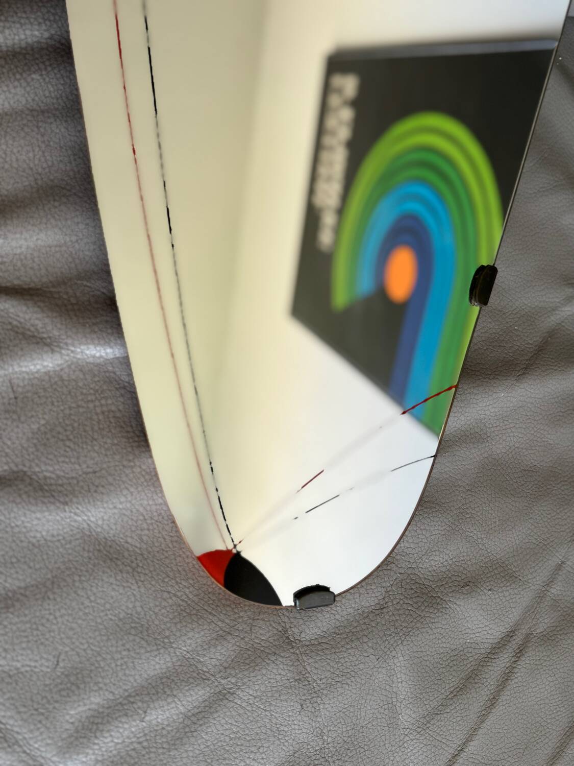 Miroir asymétrique vintage