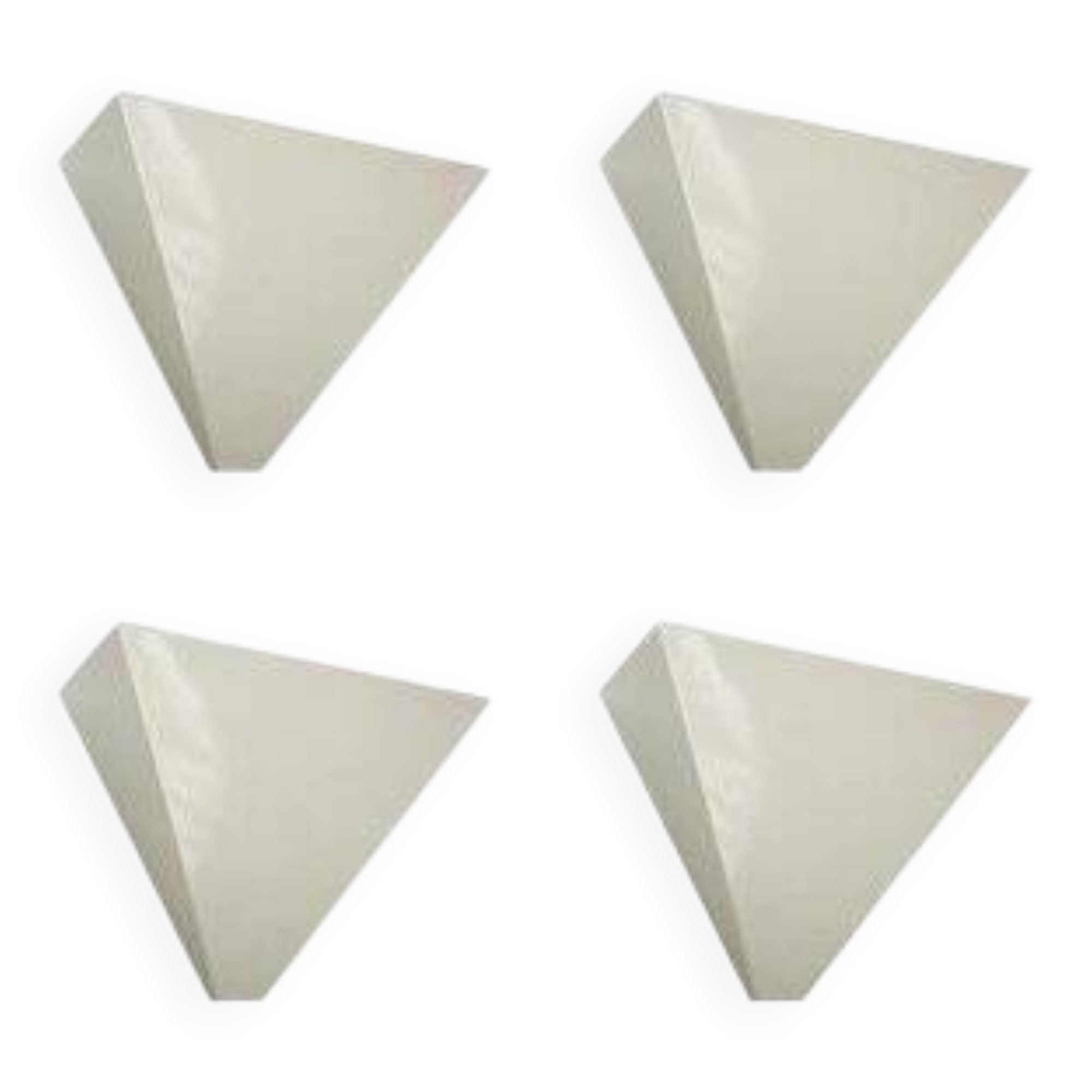 Postmodern minimalist wall lamps Type V607 from Ikea, 1980s, set of 4.
