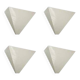 Postmodern minimalist wall lamps Type V607 from Ikea, 1980s, set of 4.