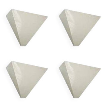 Postmodern minimalist wall lamps Type V607 from Ikea, 1980s, set of 4.
