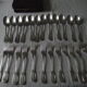 Menagère 24 pieces silver metal Louis XV style.