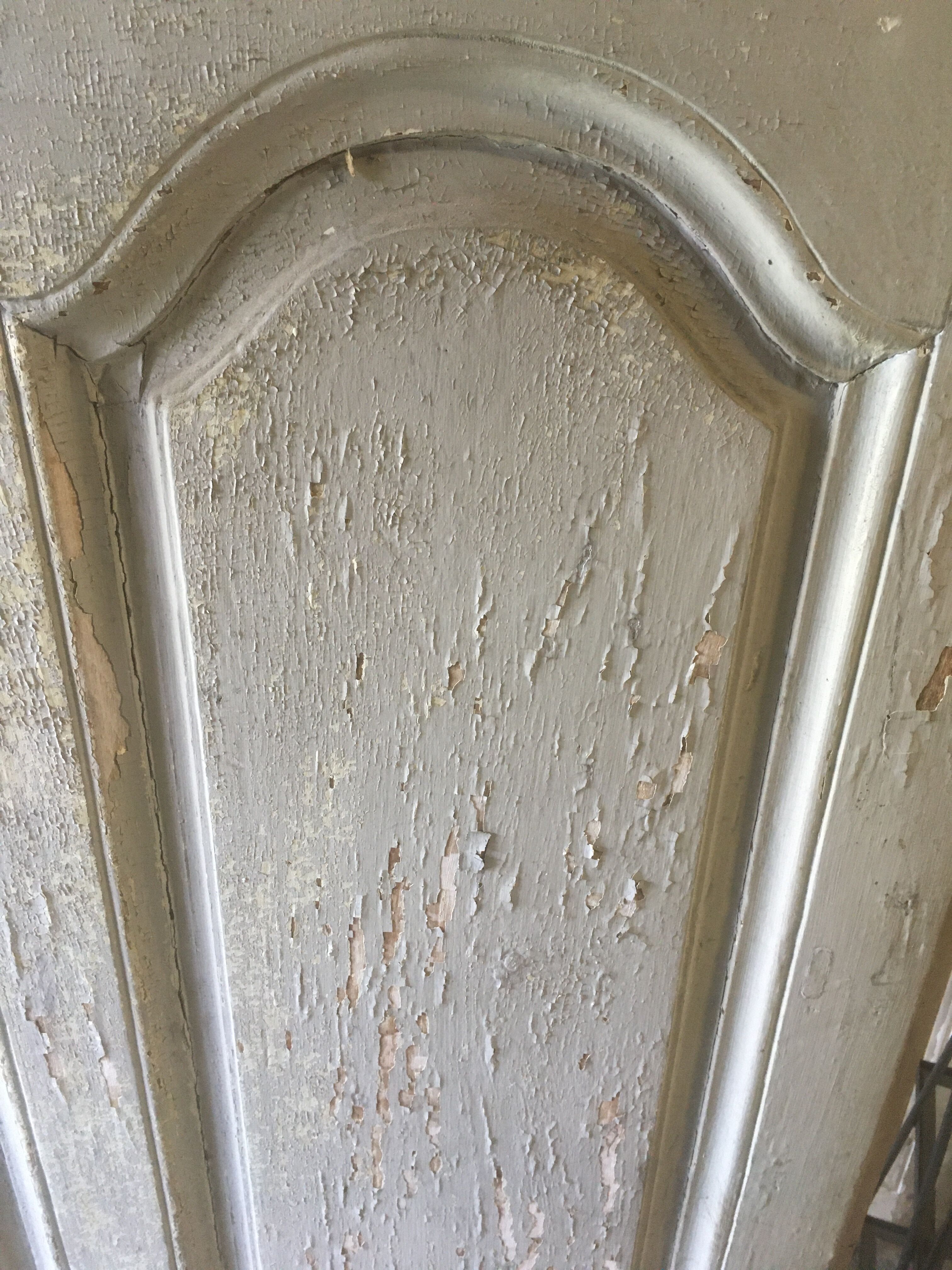 Entrance door in old oak