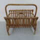 Panier de lecture en bambou vintage
