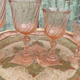 Rosaline D'arcoroc Luminarc pink wine glasses