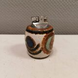 Noomi Backhausen for Søholm table lighter in glazed stoneware. 1960s