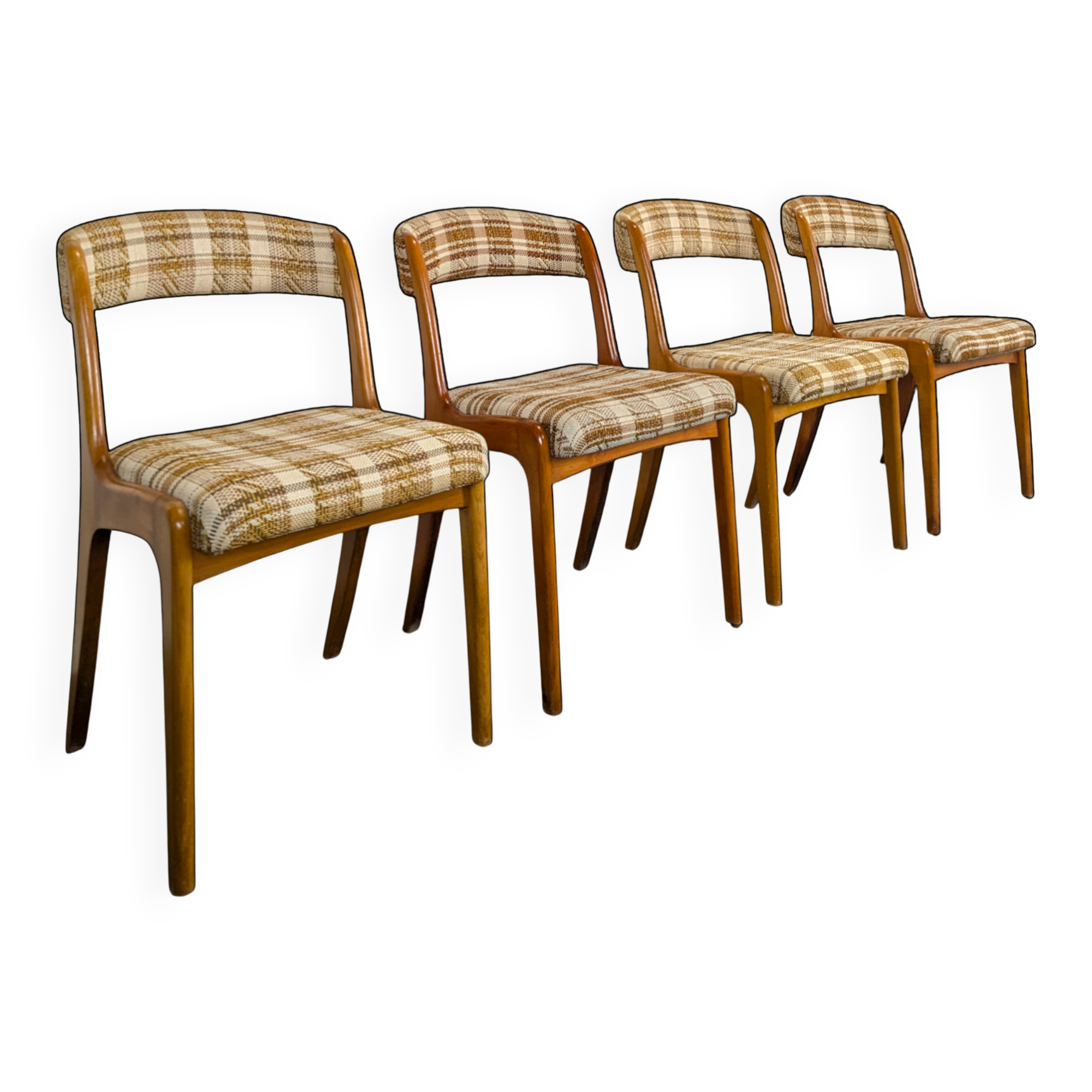 Set of 4 Baumann gondola chairs