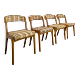 Set of 4 Baumann gondola chairs