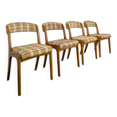 Série de 4 chaises gondole Baumann