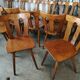 Lot of 14 vintage bistro chairs