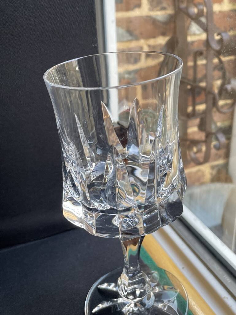 6 water glasses – Cristalleries Royales de Champagne - Bayel