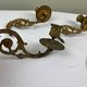4 golden bronze piano arms