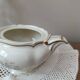 Porcelain teapot with floral and gold decoration, Old Royal Manufacture