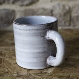 Set of 4 ceramic mugs Grandjean-Jourdan Vallauris 70s