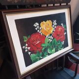 Tableau decor floral