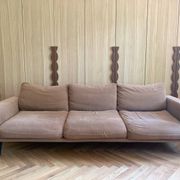 3-seater sofa BoConcept Carlton with ottoman – Vintage style from the 60s/70s