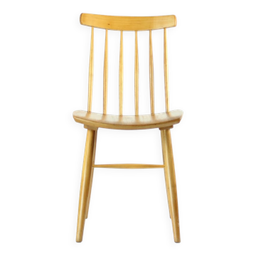 Mid Century Oak Chair Produced In 1975