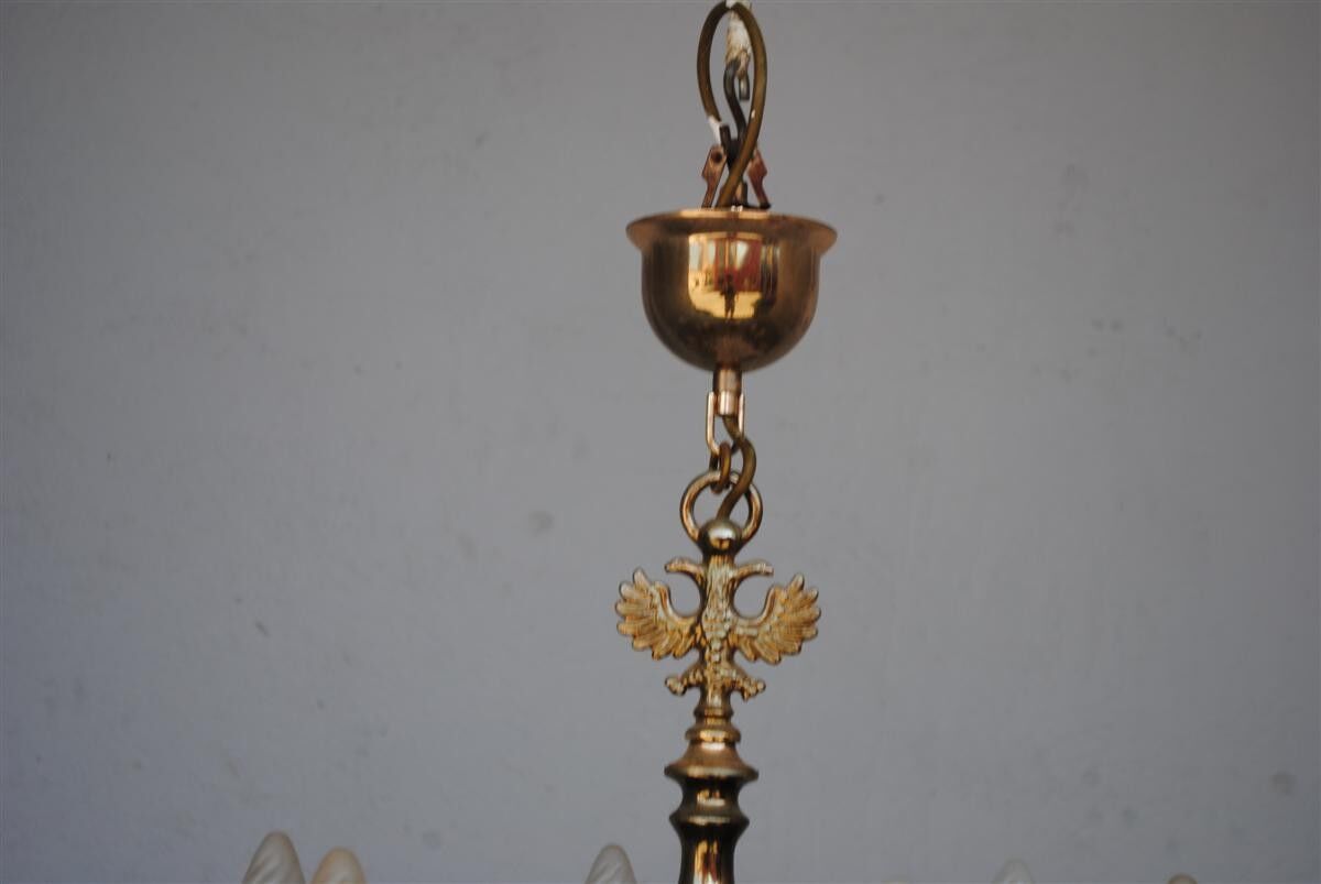 Chandelier style Dutch copper 10 lights