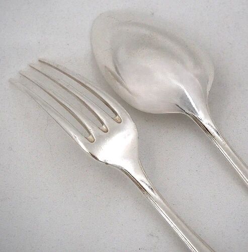 Silverware hotel Georges V, Christofle Albatros, 12 table settings, 24 pieces