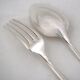 Silverware hotel Georges V, Christofle Albatros, 12 table settings, 24 pieces
