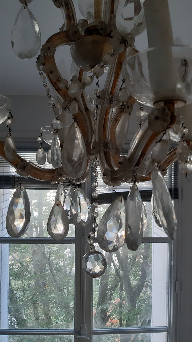 Small crystal chandelier